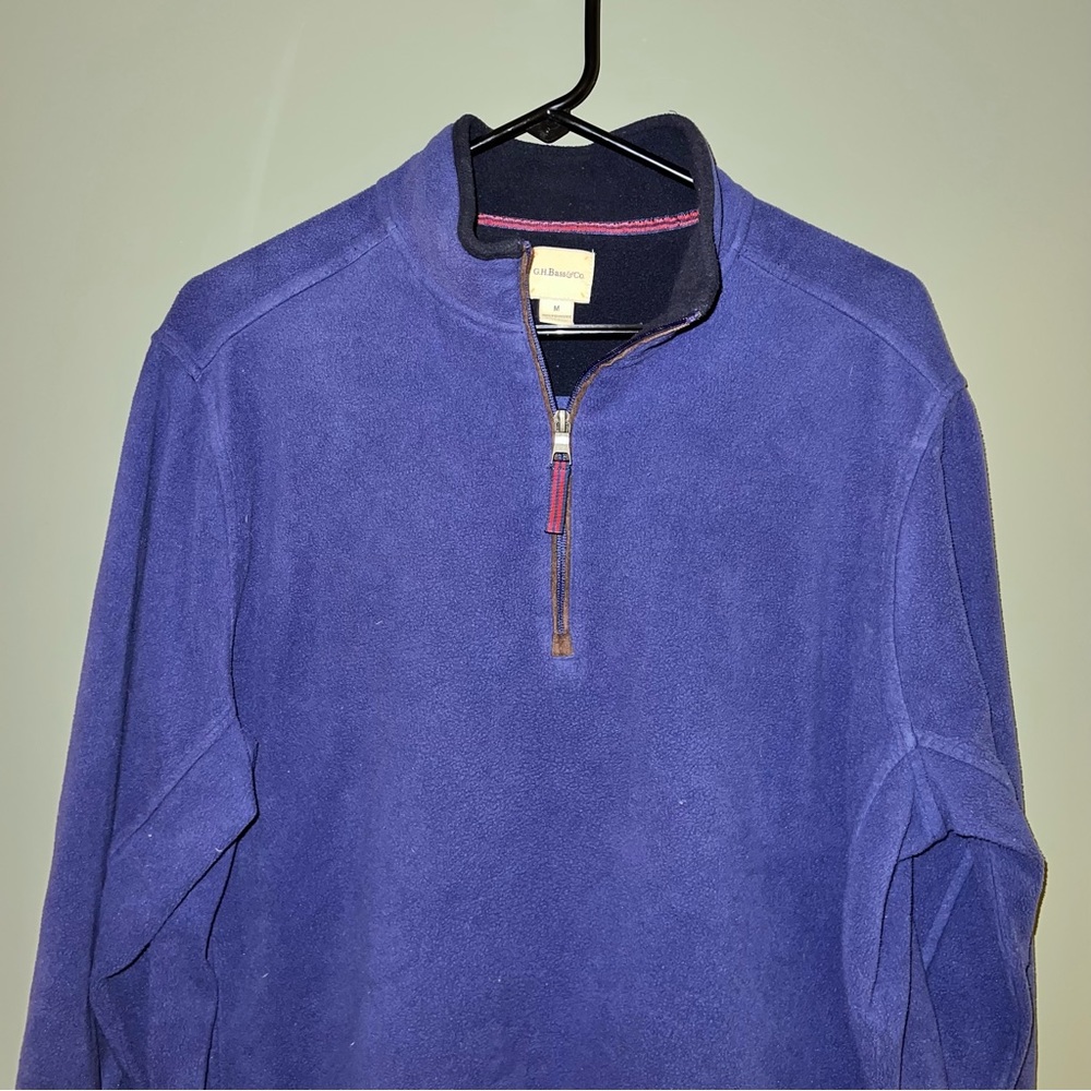 Mens GH Bass Quarterzip Fleece